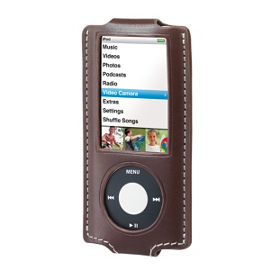 avenue-d Italian Leather Sleeve for iPod nano 5th gen.（ダークブラウン）