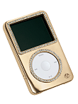 for iPod classic 80GB ゴールド with スノースワロフスキー[GTY-IP-000013]