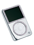 for iPod classic 80GB シルバー with ピンキースワロフスキー[GTY-IP-000015]