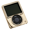 for iPod nano 3G ゴールド with スノースワロフスキー[GTY-IP-000004]