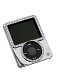 GILTY COUTURE for iPod nano 3G シルバー with ピンキースワロフスキー[GTY-IP-000006]