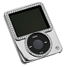 for iPod nano 3G シルバー with スノースワロフスキー[GTY-IP-000005]