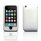 LEATHERSHELL for iPhone 3G S/3G（ホワイト）[TUN-PH-000014]