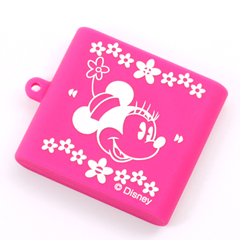 ディズニー キャラクター・シリコンジャケット for iPod shuffle 4th（ミニー）[RT-DS4A/MN] - レイ・アウト