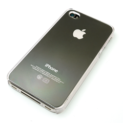 iPhone 4用ハードコーティングシェルジャケット（クリア）[RT-P3C3/C] - レイ・アウト