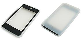 2nd iPod touch用ダブルカラーシリコンジャケット 表面・背面イメージ