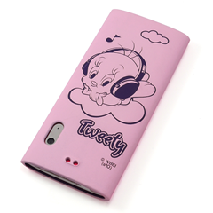 iPod nano 5th専用キャラクターシリコンジャケット（トゥイーティー/ピンク）[RT-WN5A/TW1] - レイ・アウト