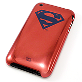 iPhone 3G/3GS用キャラクタージャケット（スーパーマン/レッド）[RT-WP2A/SM]
