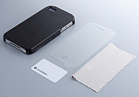 Simplism Leather Cover Set for iPhone 4 製品内容イメージ