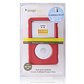 Simplism Silicone Case for iPod classic（Red）[TR-SCCLN-RD]