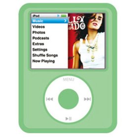 Simplism iPod nano 3rd用シリコンケース（グリーン）[TR-SCNN3-GR]