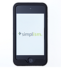Simplism Silicone Case Set for iPod touch (4th)（Black）[TR-SCSTC4-BK]
