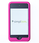 Simplism Silicone Case Set for iPod touch (4th)（Pink）[TR-SCSTC4-PK]
