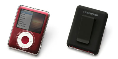 TUNEWEAR TUNESHELL BlackBack for iPod nano 3G