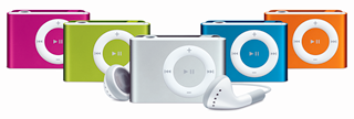 iPod shuffle（2006/11、2007/1）