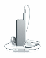 第3世代iPod shuffle（3rd Generation）2009年3月モデルイメージ